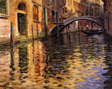 アンジェロ橋 ヴェネツィア ルイ・アストン・ナイト Oil Paintings
